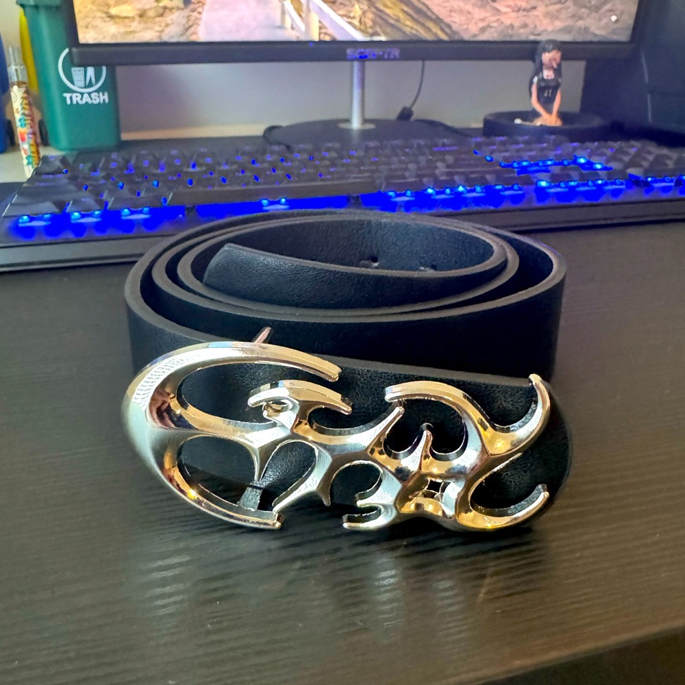 Gothic Style Flame Belt